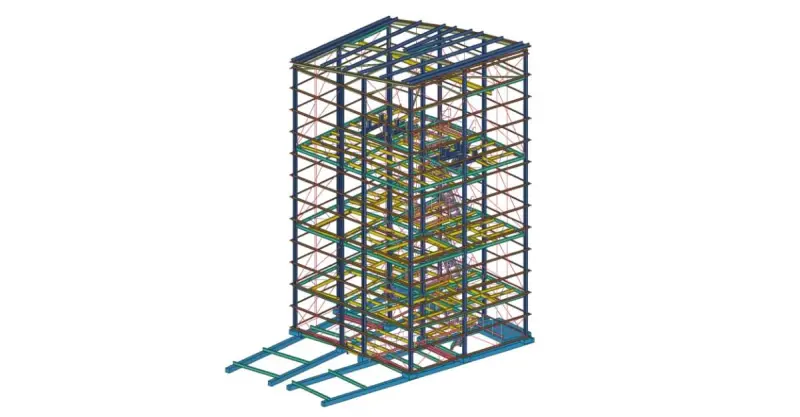 Grain overloading tower