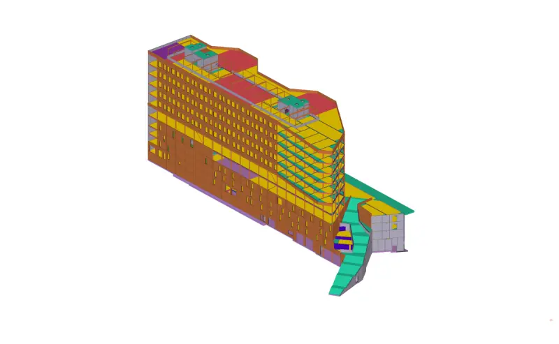 Office development with carpark